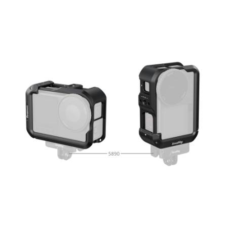 SmallRig 5888 - klatka operatorska do DJI Osmo Action 6 - przykład użycia